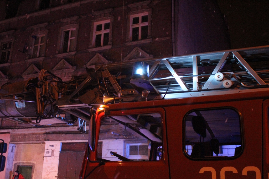 Pożar mieszkania przy ulicy Wrocławskiej