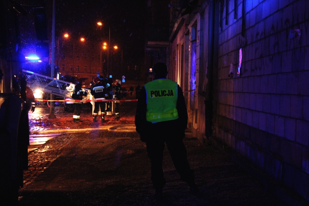 Pożar mieszkania przy ulicy Wrocławskiej