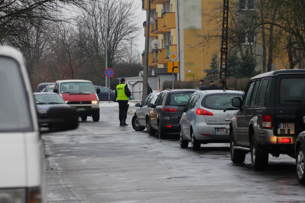 Obława policyjna w Legnicy