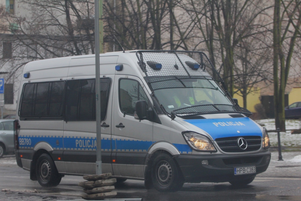 Obława policyjna w Legnicy