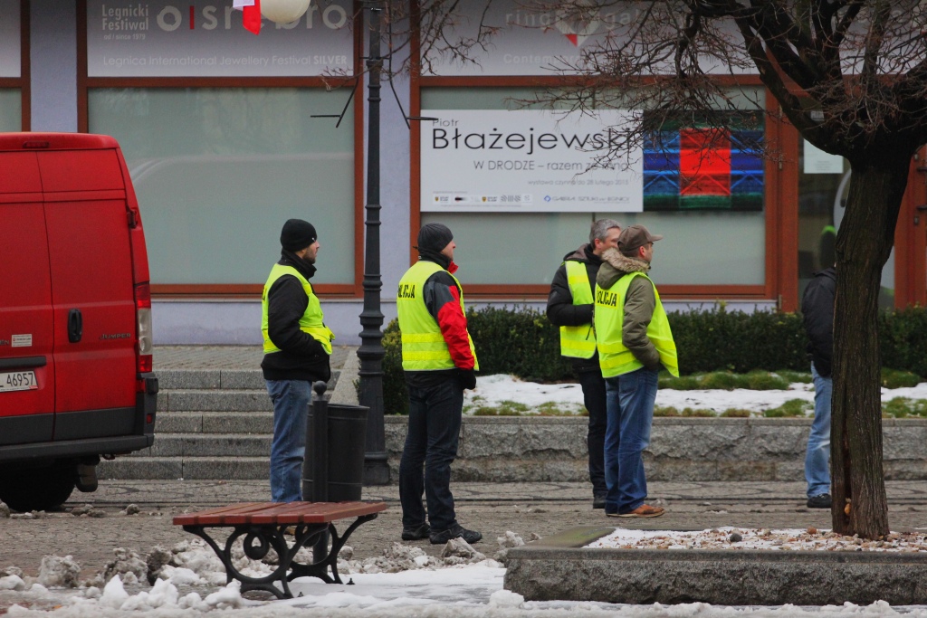 Obława policyjna w Legnicy
