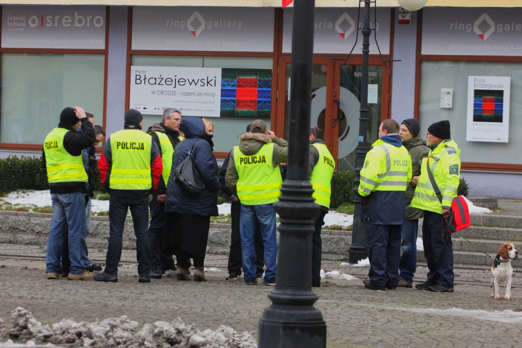 Obława policyjna w Legnicy