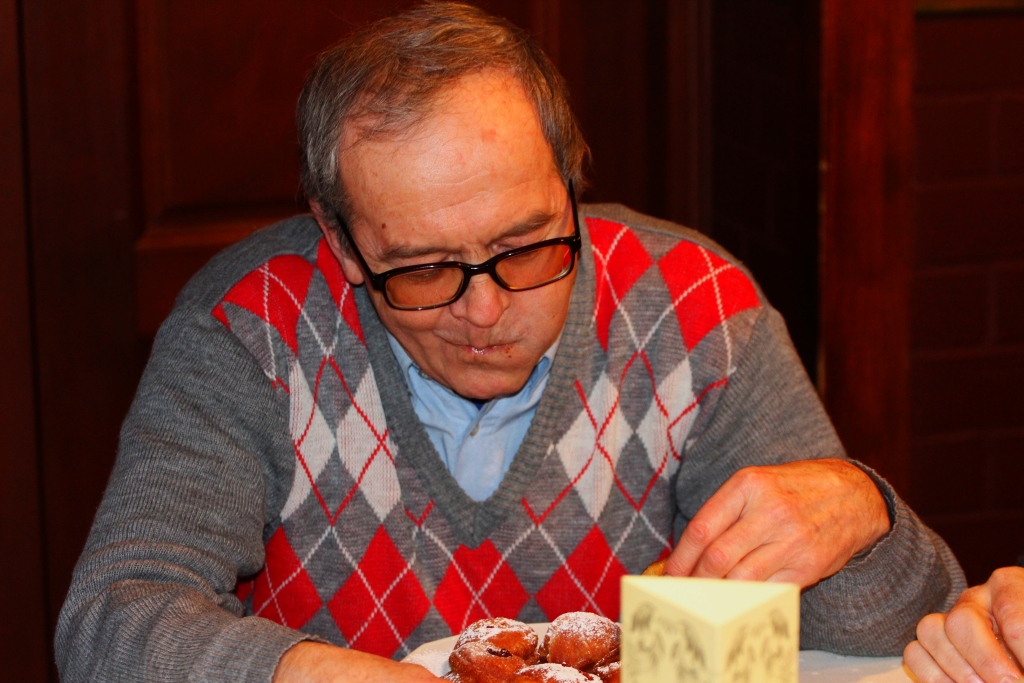 Wojtek mistrzem w jedzeniu pączków