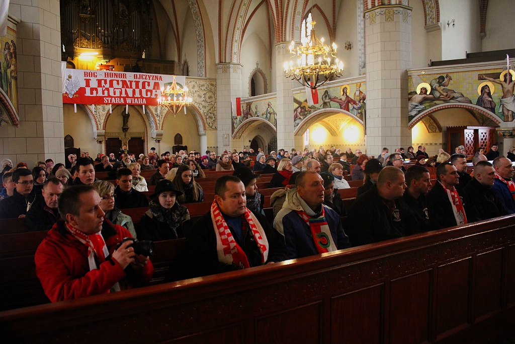 Msza i warta honorowa dla Żołnierzy Wyklętych