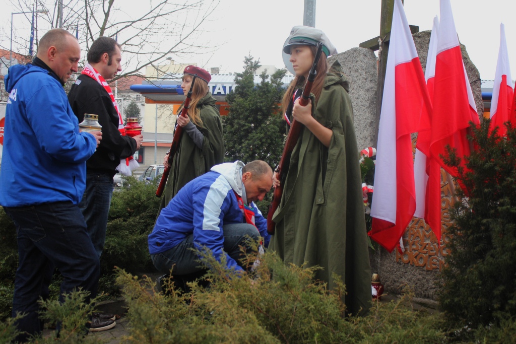 Msza i warta honorowa dla Żołnierzy Wyklętych