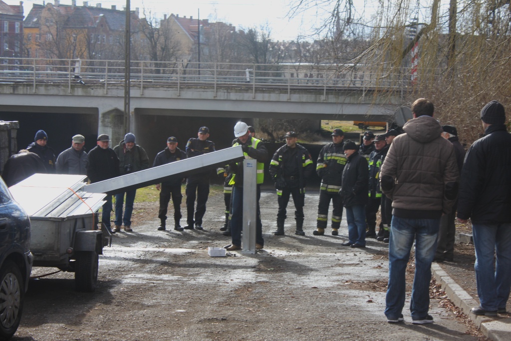 Legnica ma mobilną zaporę przeciwpowodziową