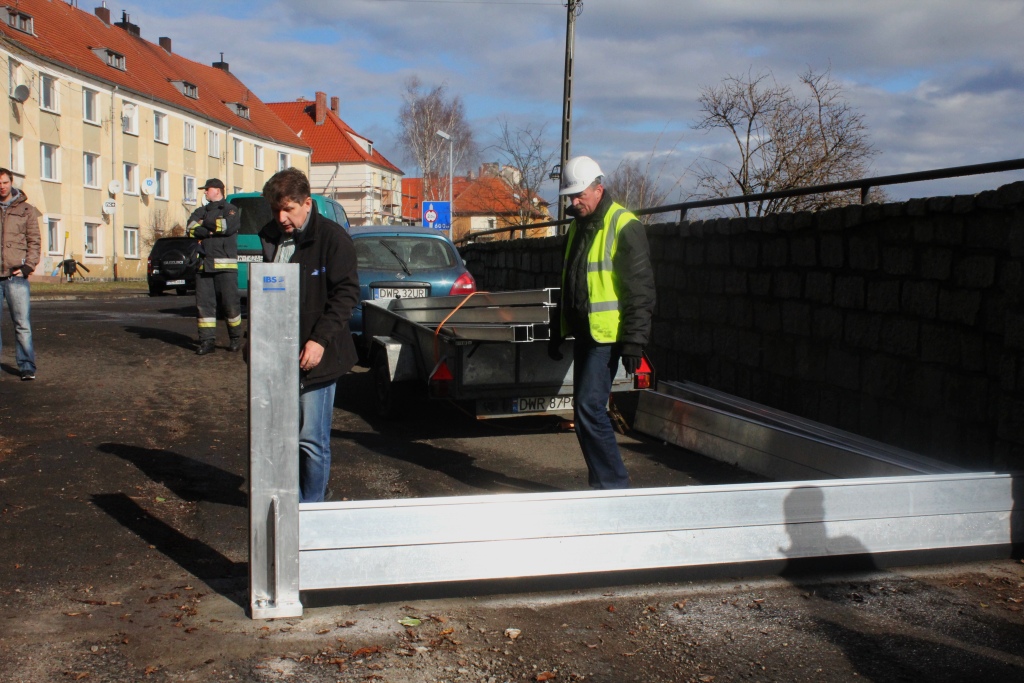 Legnica ma mobilną zaporę przeciwpowodziową