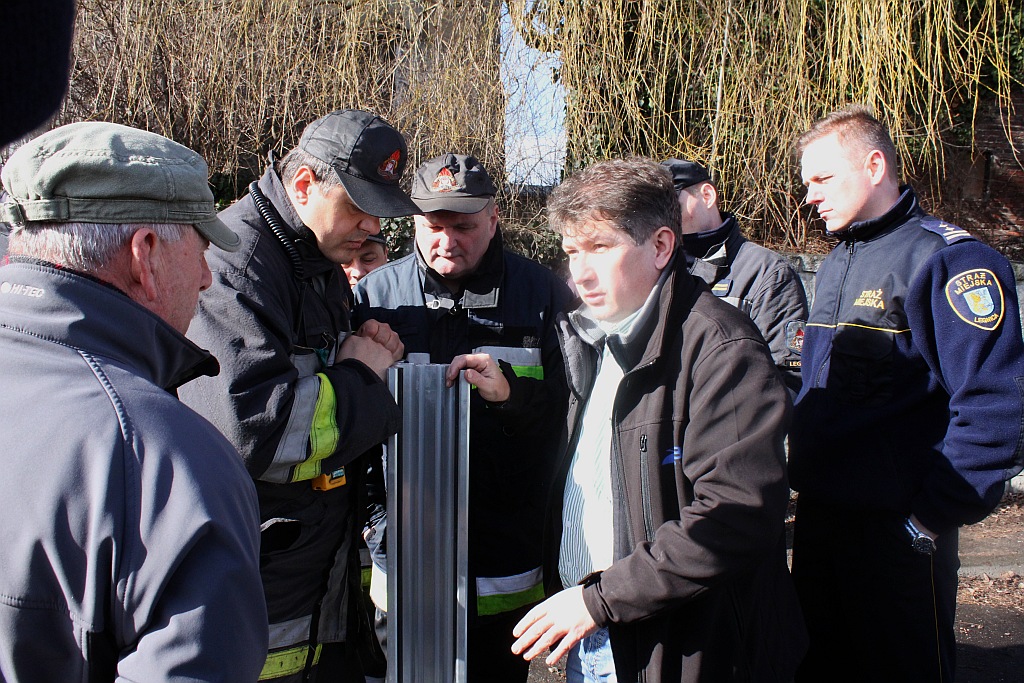 Legnica ma mobilną zaporę przeciwpowodziową