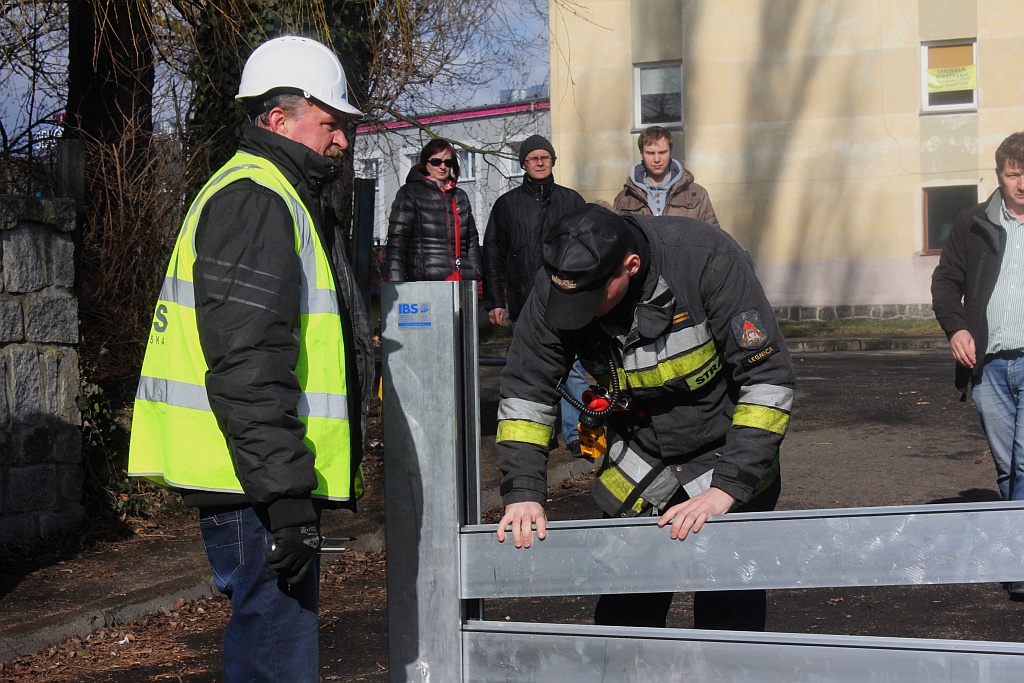 Legnica ma mobilną zaporę przeciwpowodziową