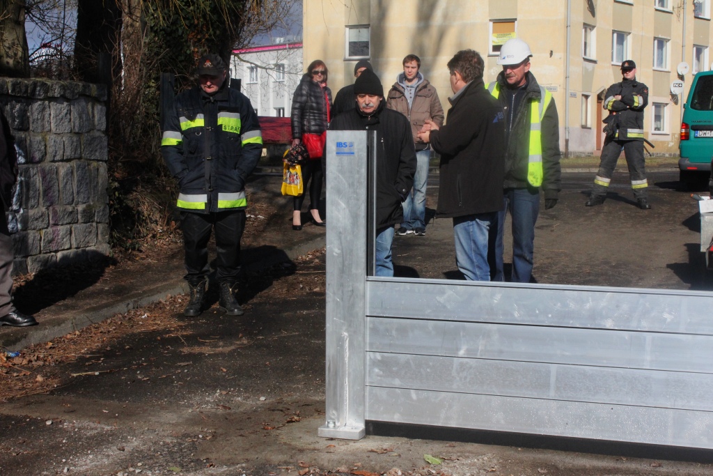 Legnica ma mobilną zaporę przeciwpowodziową