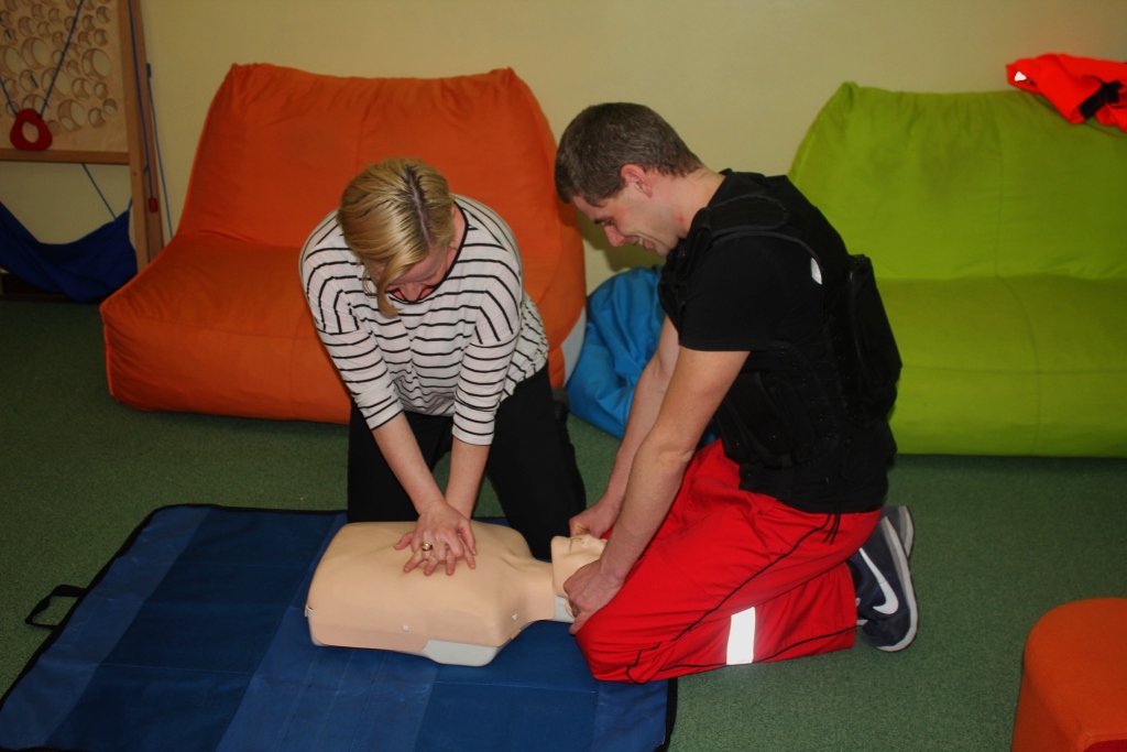 Uczyli jak pomagać poszkodowanym