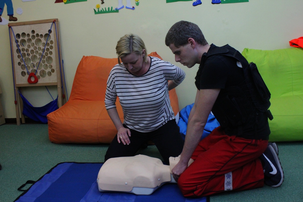 Uczyli jak pomagać poszkodowanym