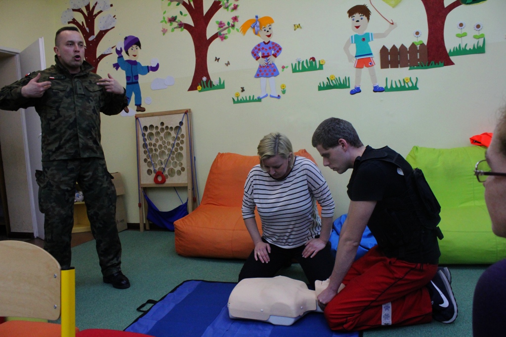 Uczyli jak pomagać poszkodowanym