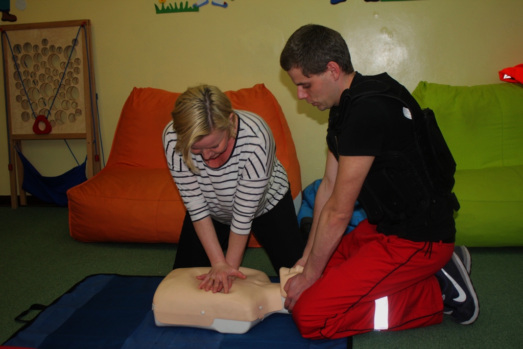 Uczyli jak pomagać poszkodowanym