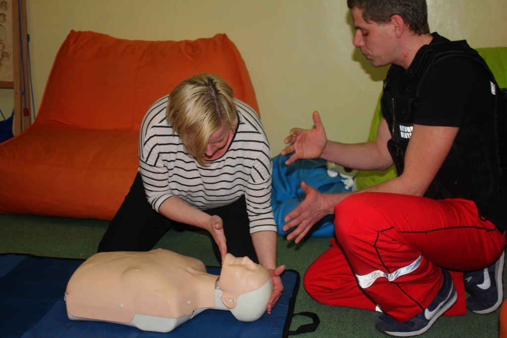 Uczyli jak pomagać poszkodowanym