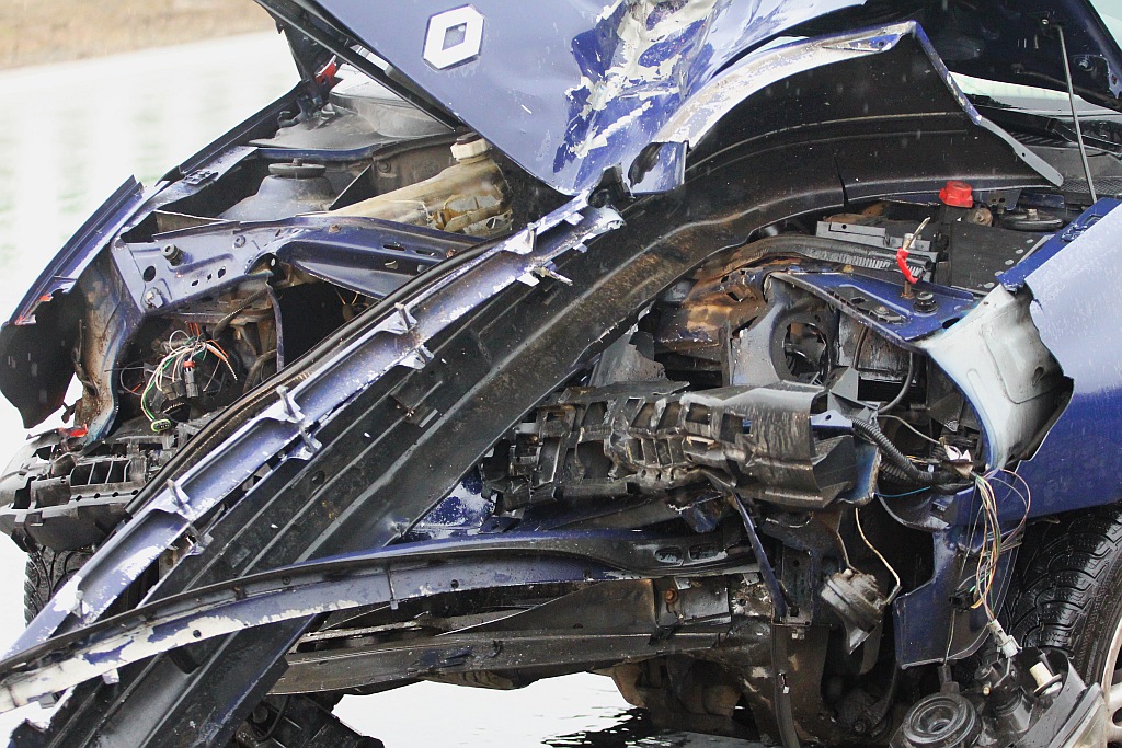 Wypadek na autostradzie A4. Jedna osoba została ranna