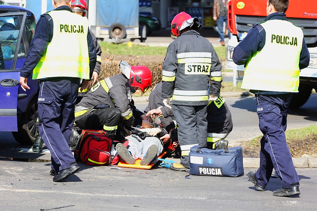 Wypadek na ulicy Muzealnej. 6 osób rannych