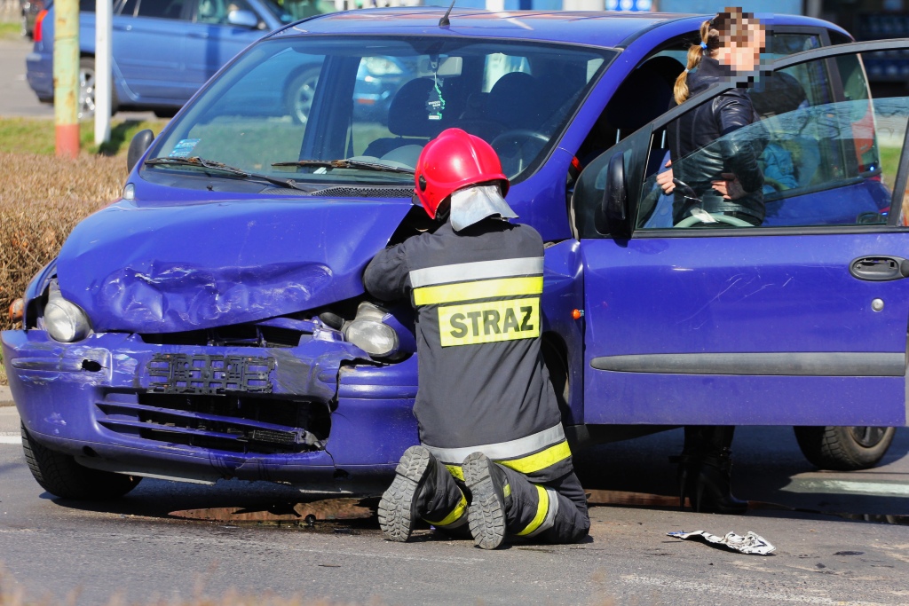 Wypadek na ulicy Muzealnej. 6 osób rannych