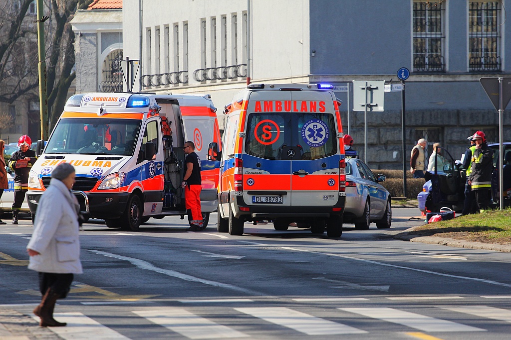Wypadek na ulicy Muzealnej. 6 osób rannych