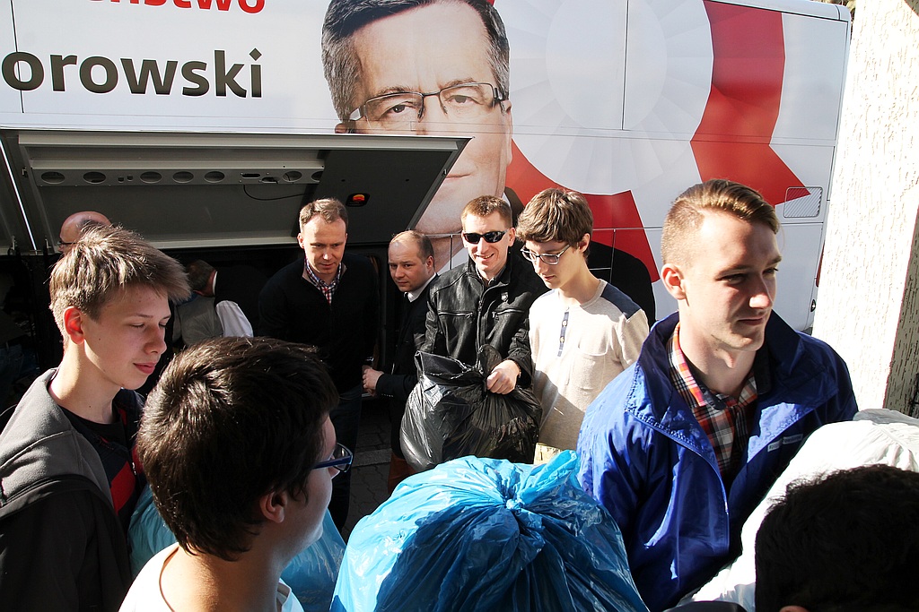 „Bronkobus‟ w centrum miasta. Jajek nie było