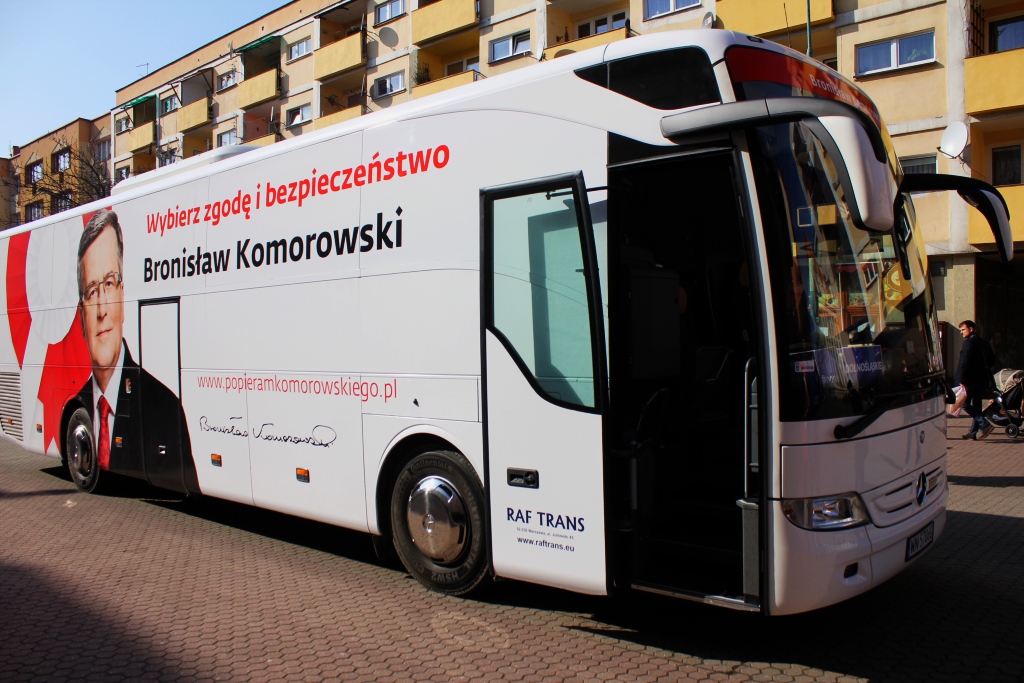 „Bronkobus‟ w centrum miasta. Jajek nie było