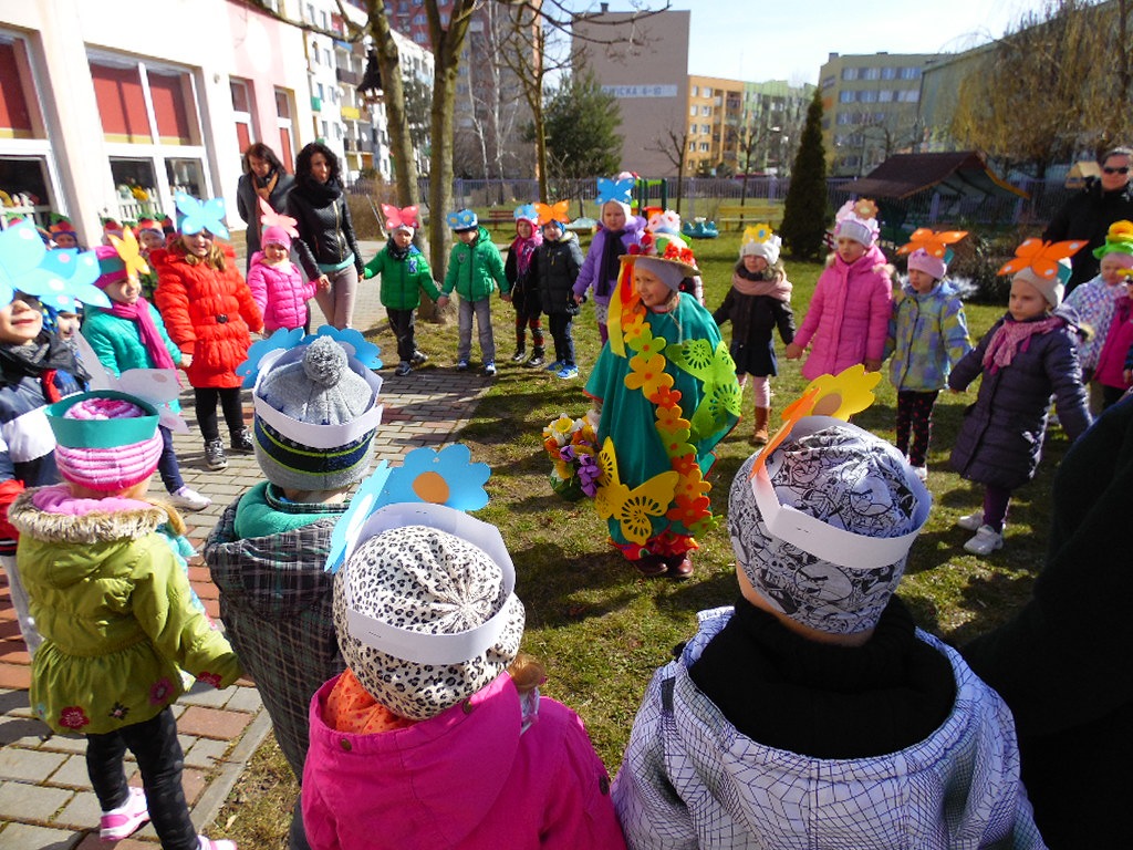 Wiosenny happening w przedszkolu Źródełko
