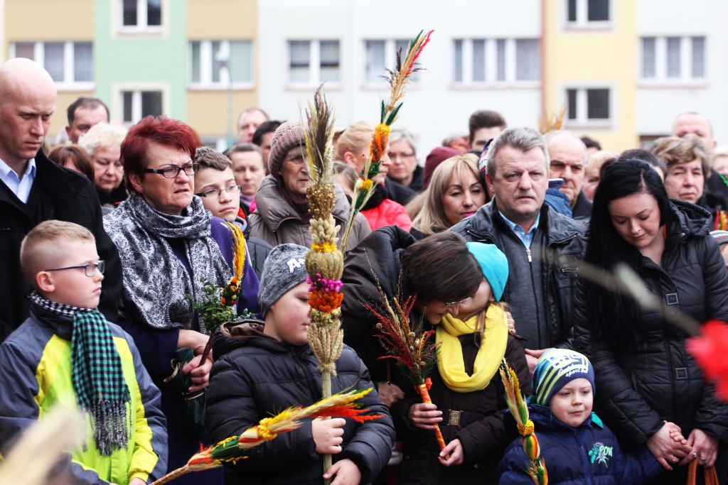Niedziela Palmowa w kościele Matki Bożej Królowej Polski