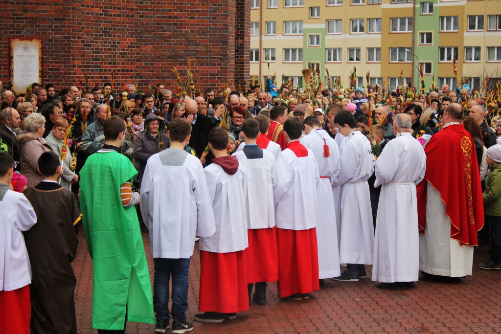 Niedziela Palmowa w kościele Matki Bożej Królowej Polski