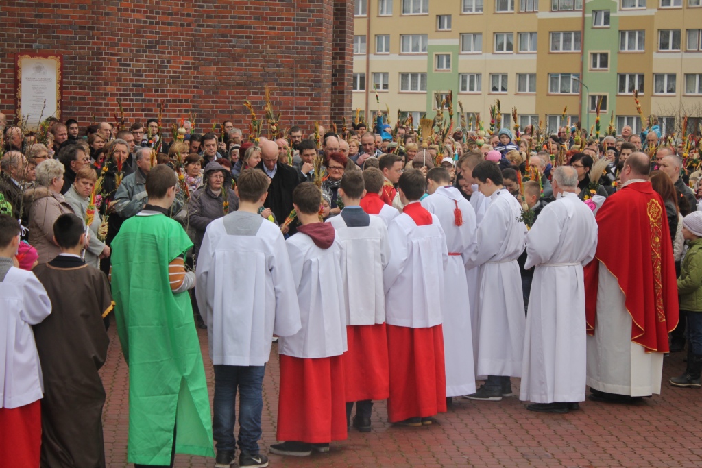 Niedziela Palmowa w kościele Matki Bożej Królowej Polski