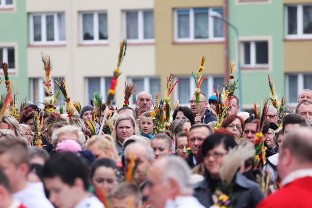 Niedziela Palmowa w kościele Matki Bożej Królowej Polski