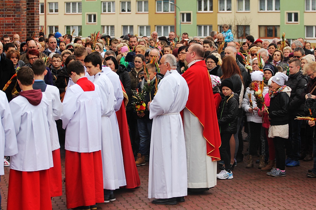 Niedziela Palmowa w kościele Matki Bożej Królowej Polski