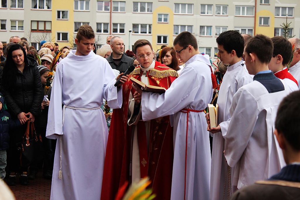 Niedziela Palmowa w kościele Matki Bożej Królowej Polski