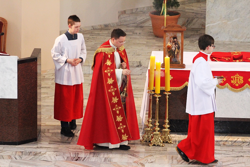 Niedziela Palmowa w kościele Matki Bożej Królowej Polski