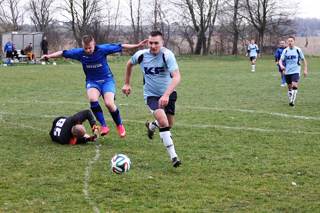 Klasa A: Błękitni - Kryształ 8:2 (4:1)