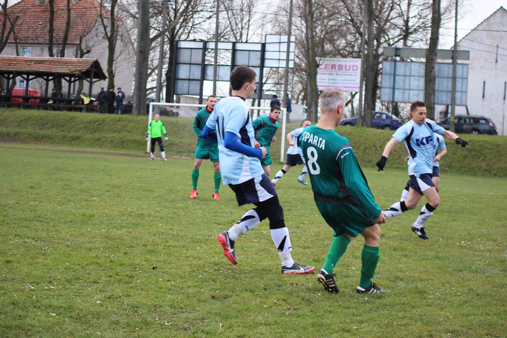 Klasa A: Błękitni - Sparta 3:6 (3:3)