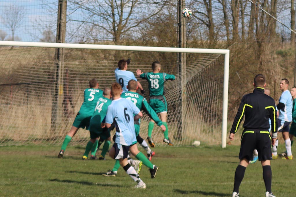 Klasa A: Błękitni - Sparta 3:6 (3:3)