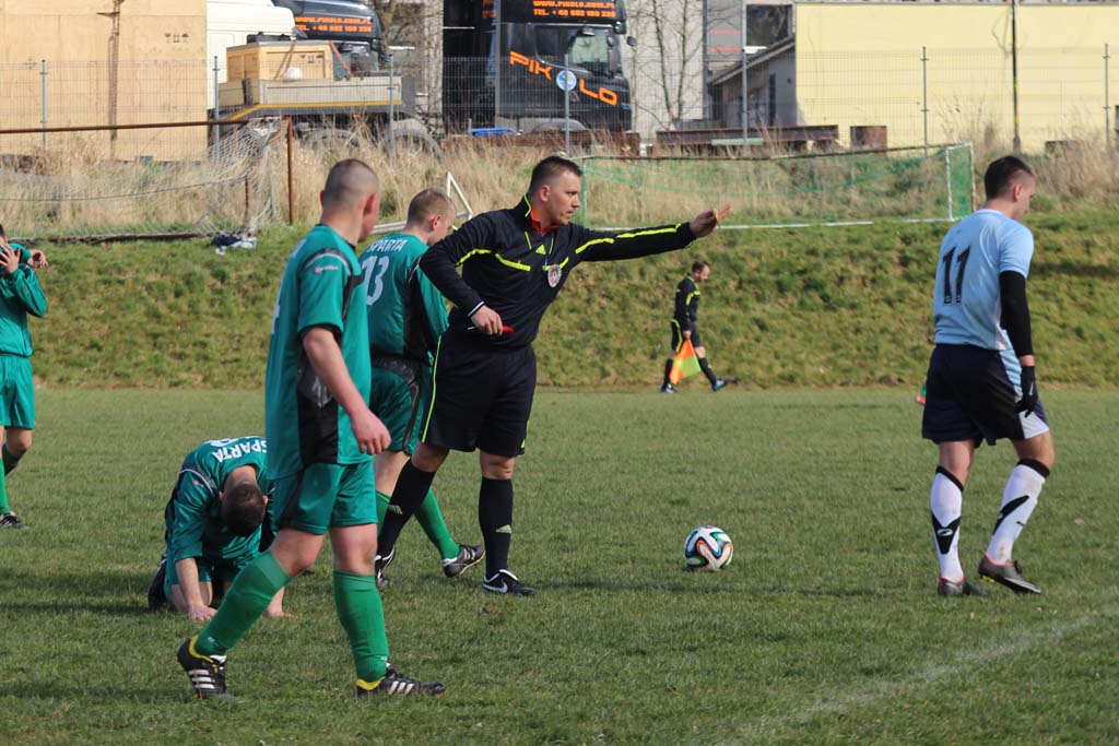Klasa A: Błękitni - Sparta 3:6 (3:3)