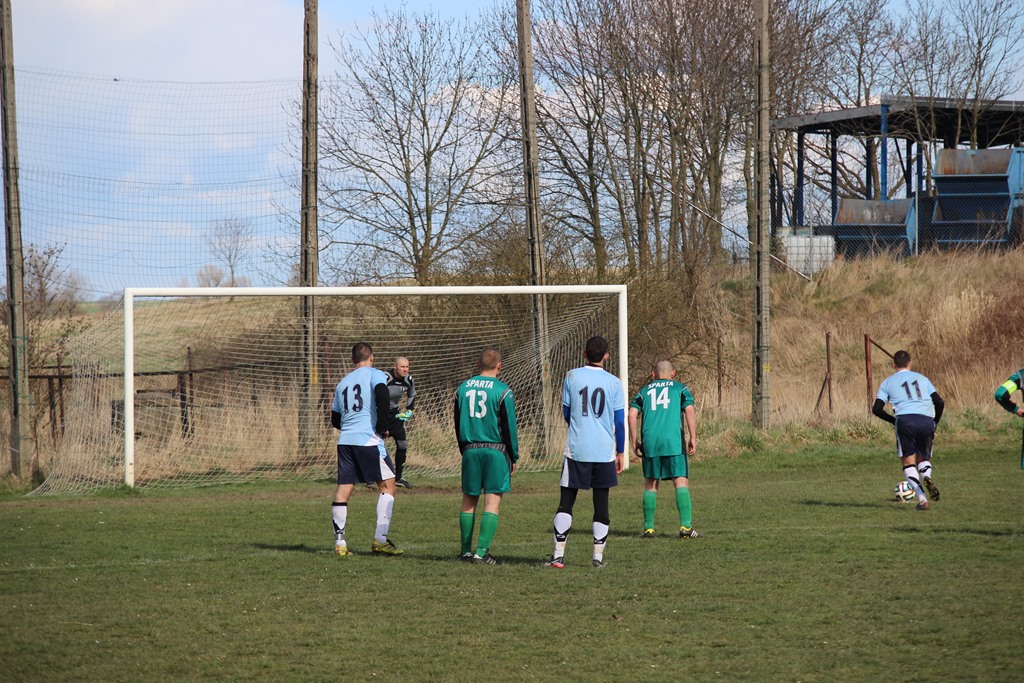Klasa A: Błękitni - Sparta 3:6 (3:3)
