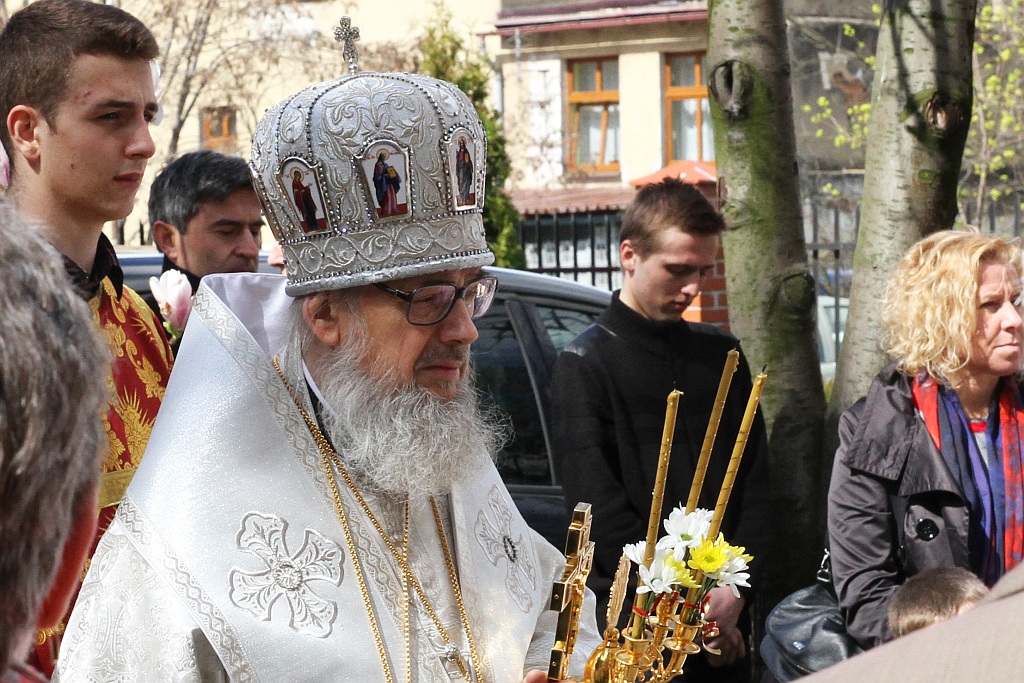 Prawosławny arcybiskup Jeremiasz w Legnicy