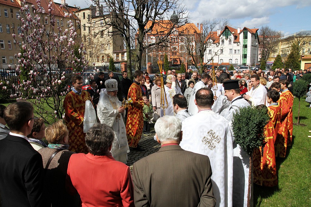 Prawosławny arcybiskup Jeremiasz w Legnicy
