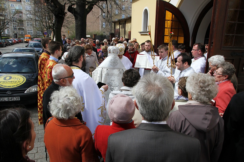 Prawosławny arcybiskup Jeremiasz w Legnicy
