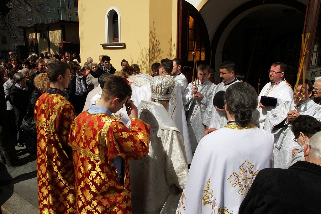 Prawosławny arcybiskup Jeremiasz w Legnicy
