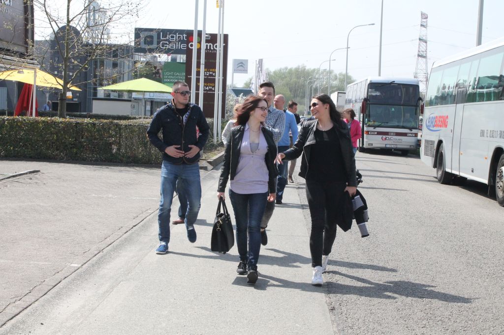 Zwiedzają Brukselę z posłem Ujazdowskim