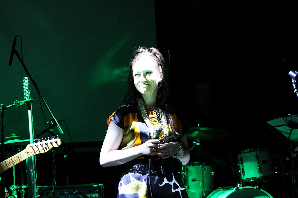 Gitarzystka Michaela Jacksona w Legnicy