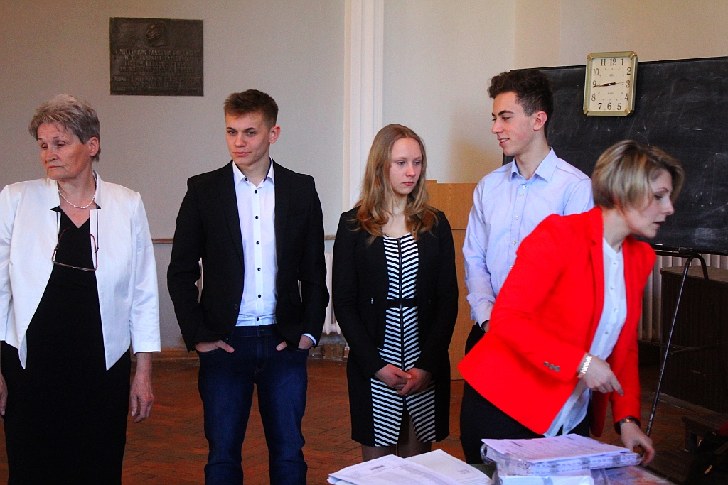 Egzamin gimnazjalny w SG TWP