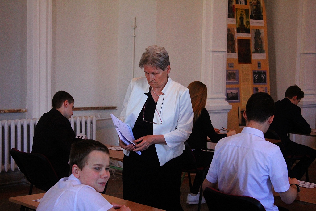 Egzamin gimnazjalny w SG TWP