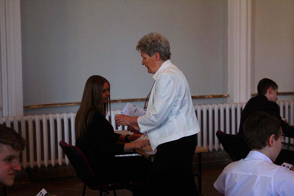 Egzamin gimnazjalny w SG TWP