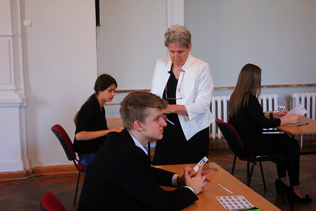 Egzamin gimnazjalny w SG TWP