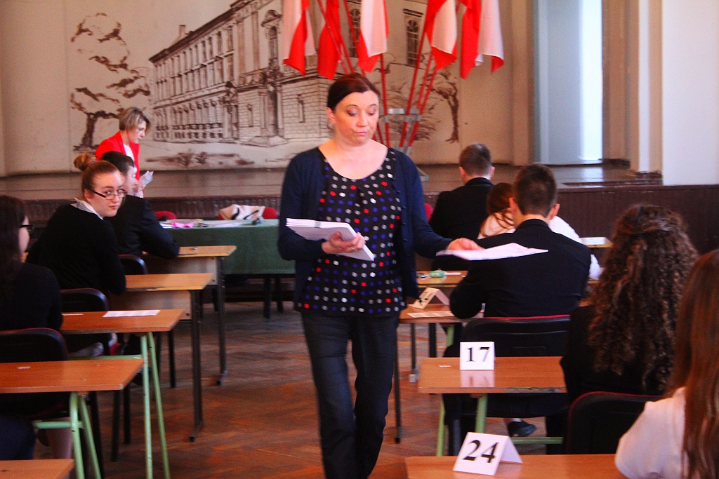 Egzamin gimnazjalny w SG TWP