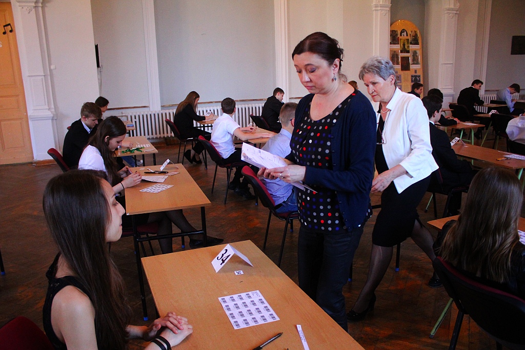 Egzamin gimnazjalny w SG TWP